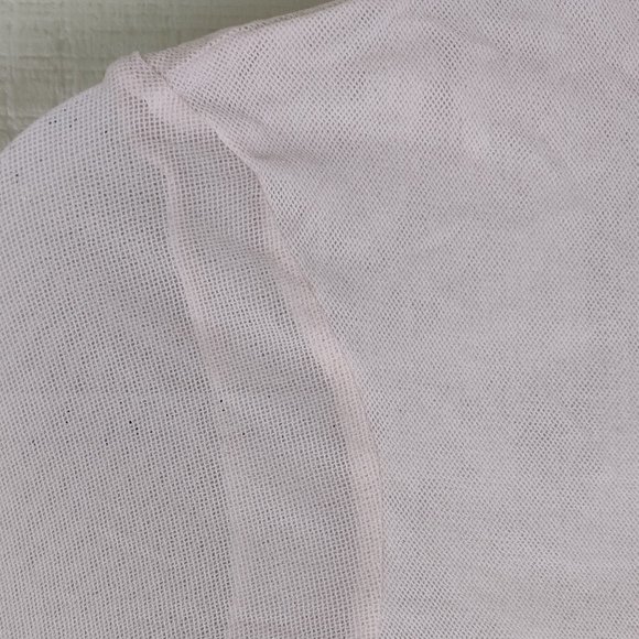 Free People Intimately Mesh Turtleneck Top Vintage Rose Pink New - Picture 4 of 5